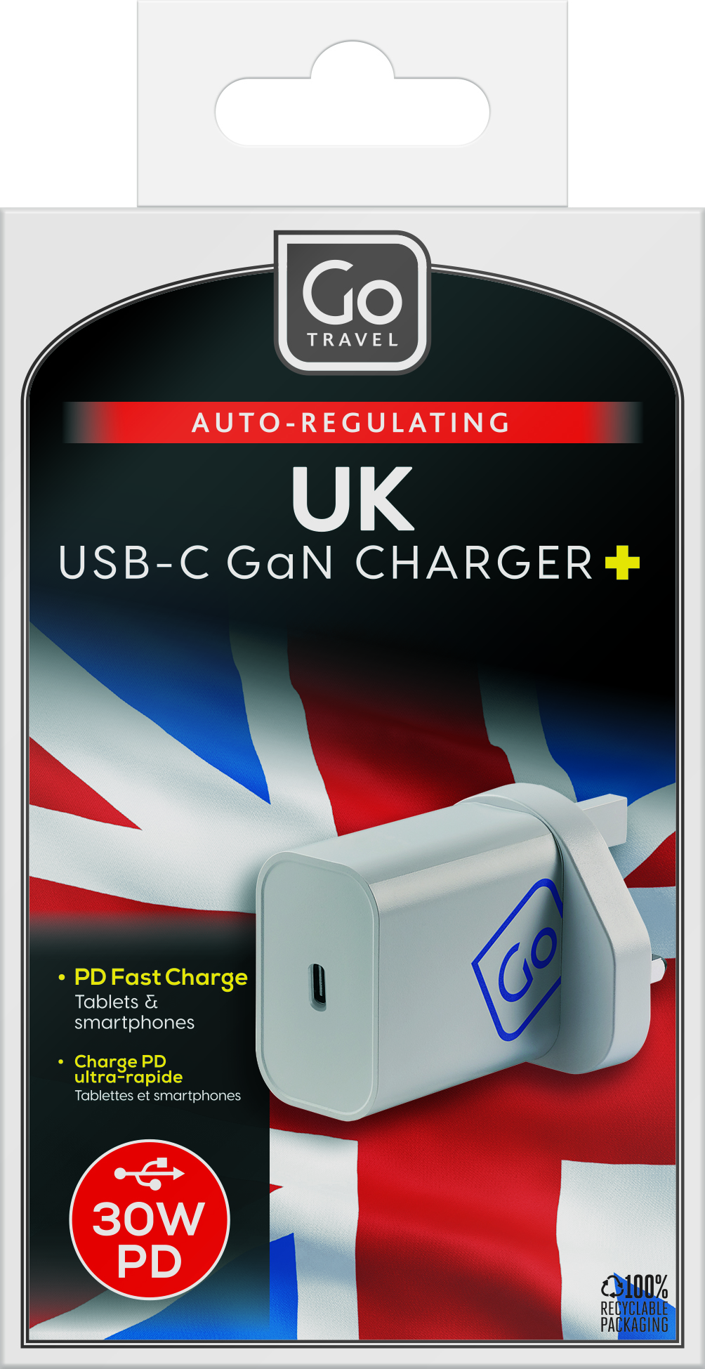 UK USB-C GaN Charger +