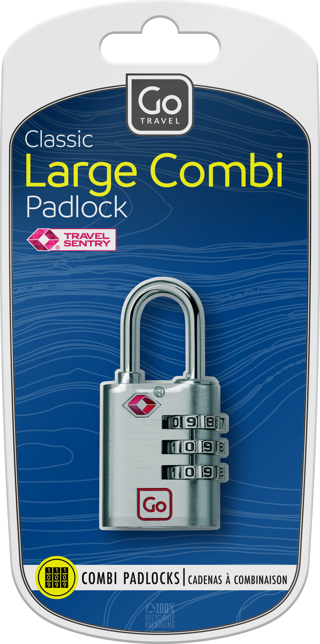 Classic Large Combi Padlock TSA