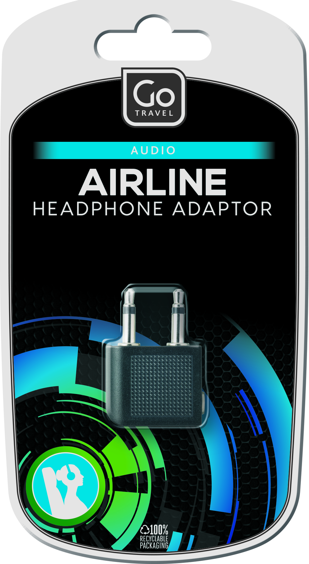 Airline Headphone Adaptor