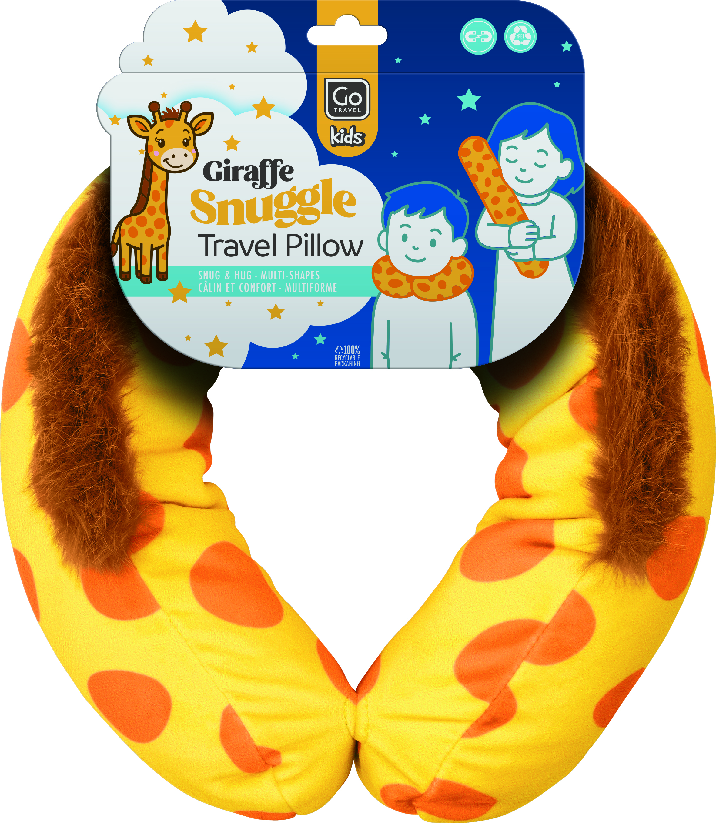 Giraffe Snuggle Travel Pillow