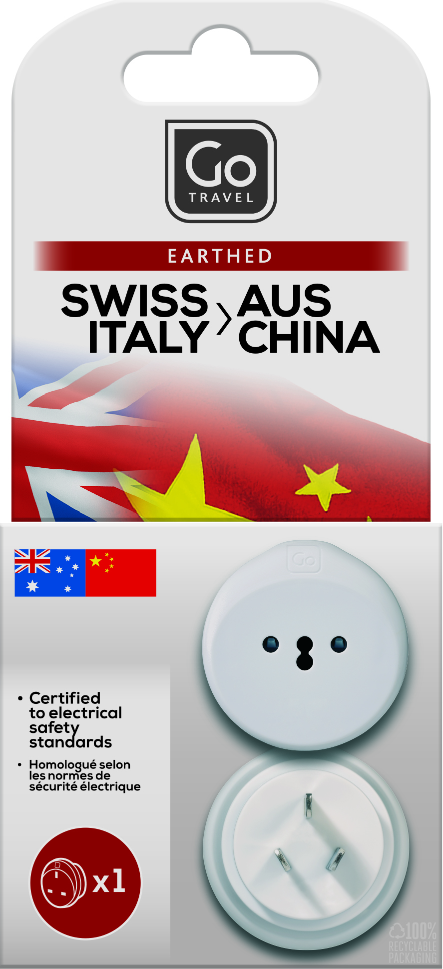 Swiss/ITA-AUS/China Adaptor