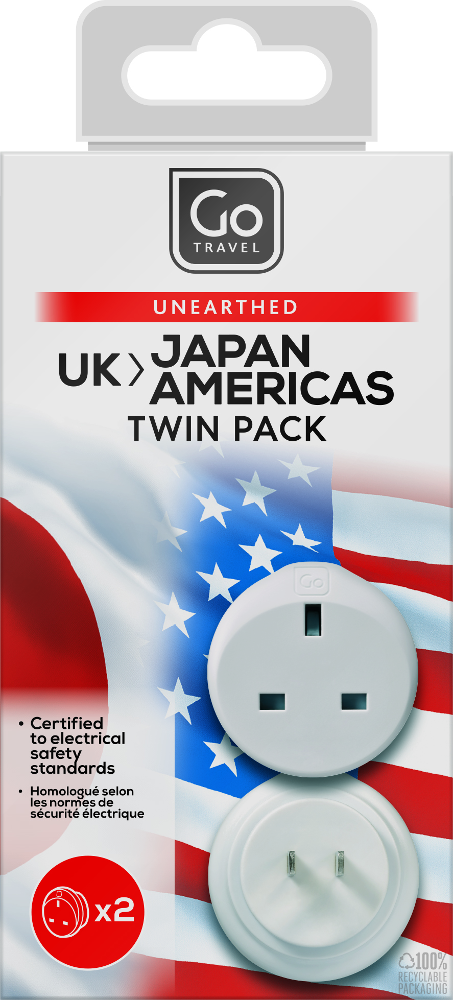 UK-Japan/USA Adaptor Twin