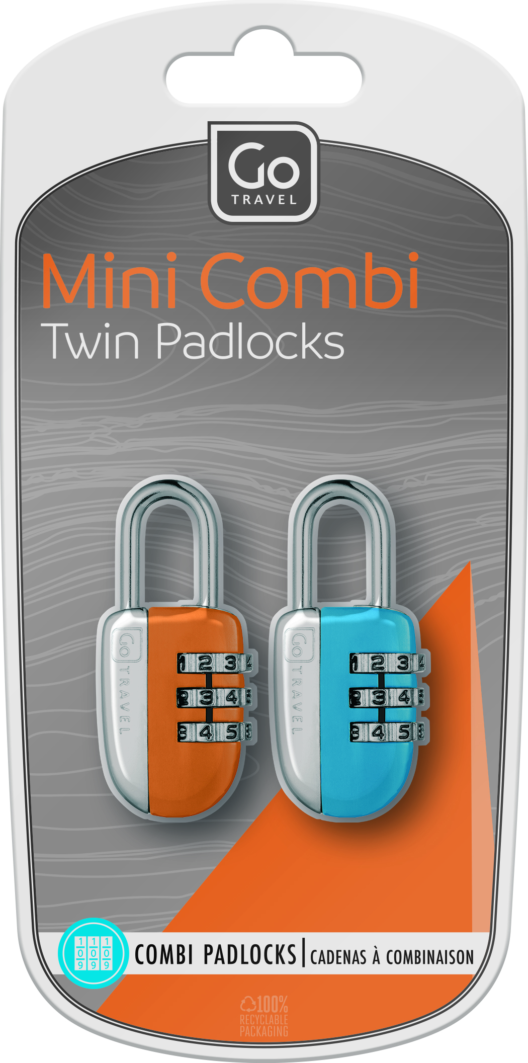 Mini Combi Twin Padlocks