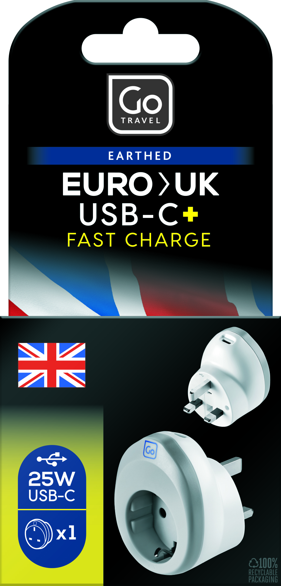 EU-UK USB-C Adaptor +