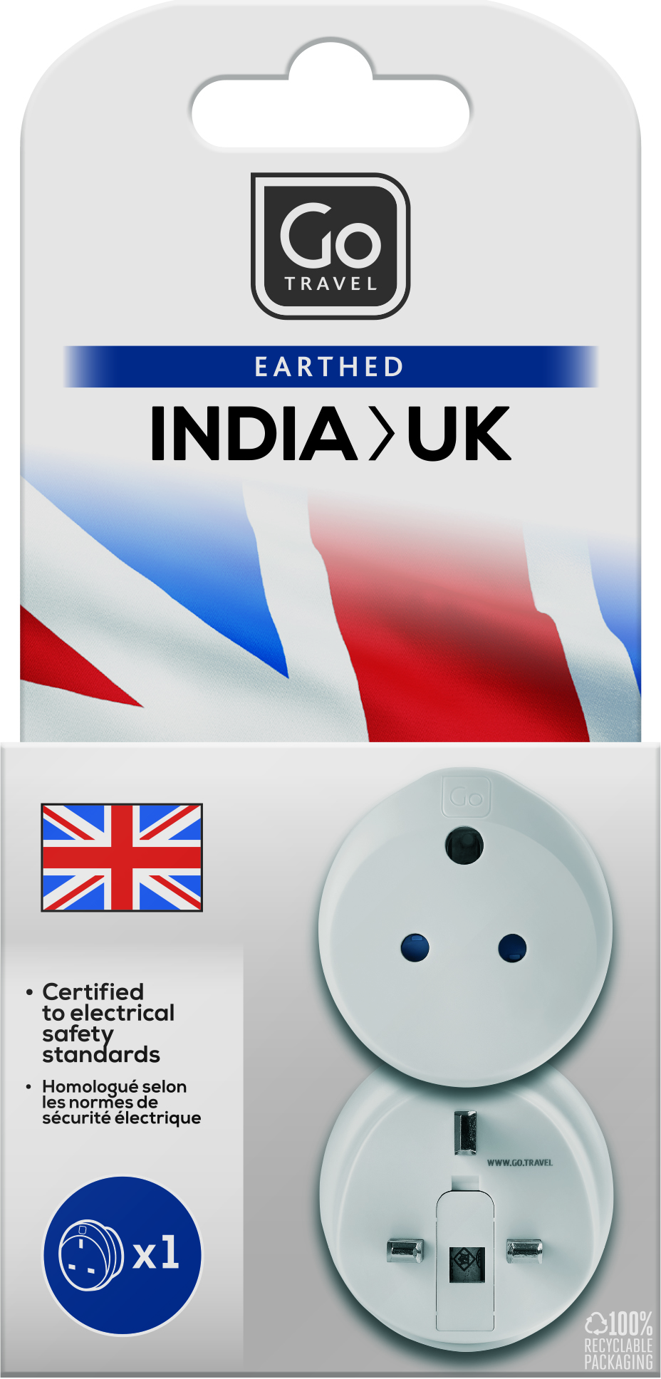 India - UK Adaptor