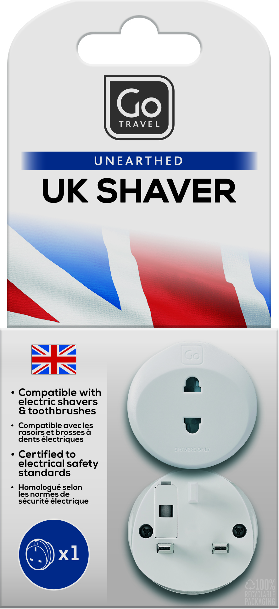 UK Shaver Adaptor
