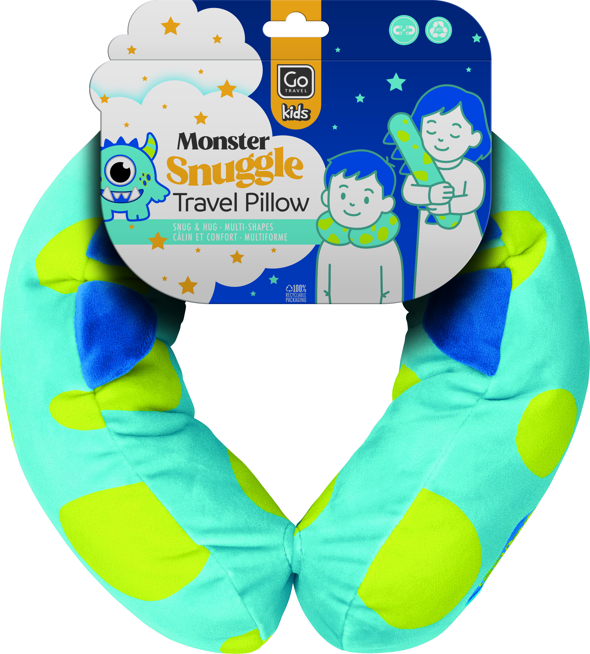 Monster Snuggle Travel Pillow
