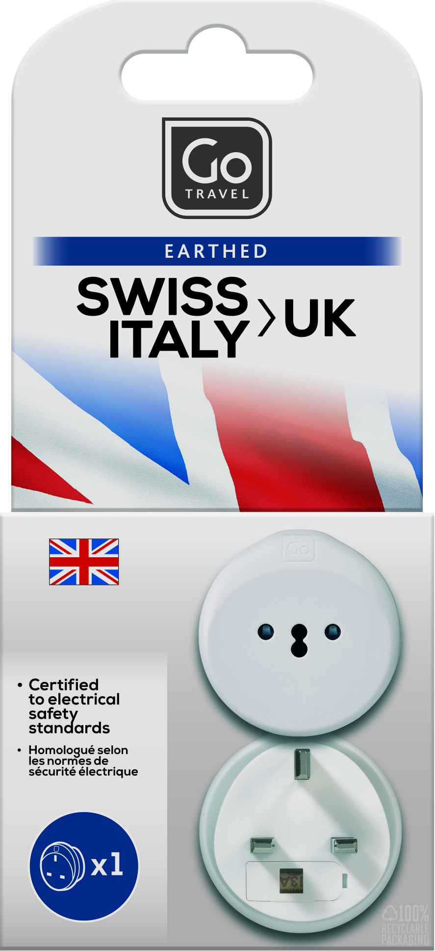 Swiss/ITA-UK Adaptor