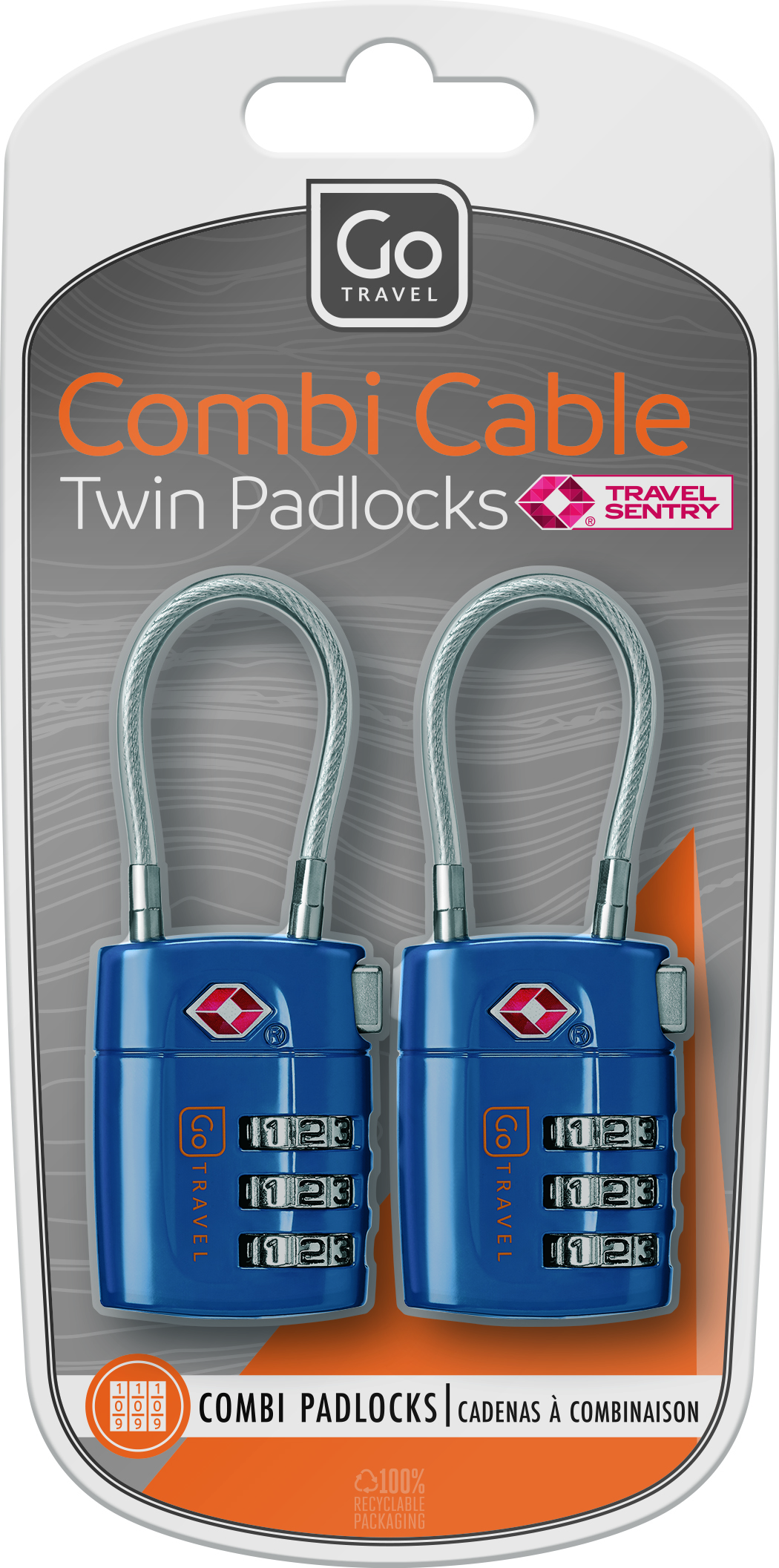 Combi Cable Twin Padlocks TSA